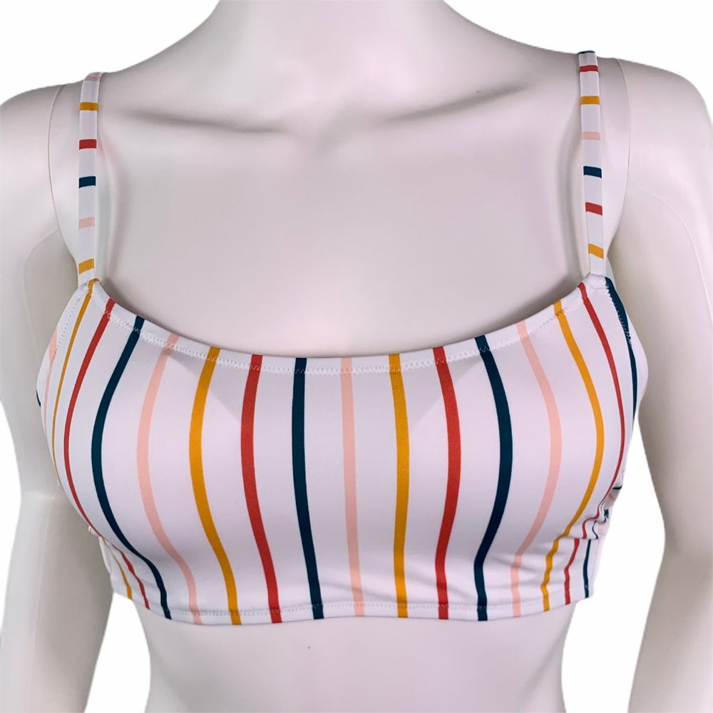 Shade & Shore Lined Long Line Bralette Bikini Top - Picture 3 of 6